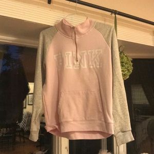 Half zip up hoodie